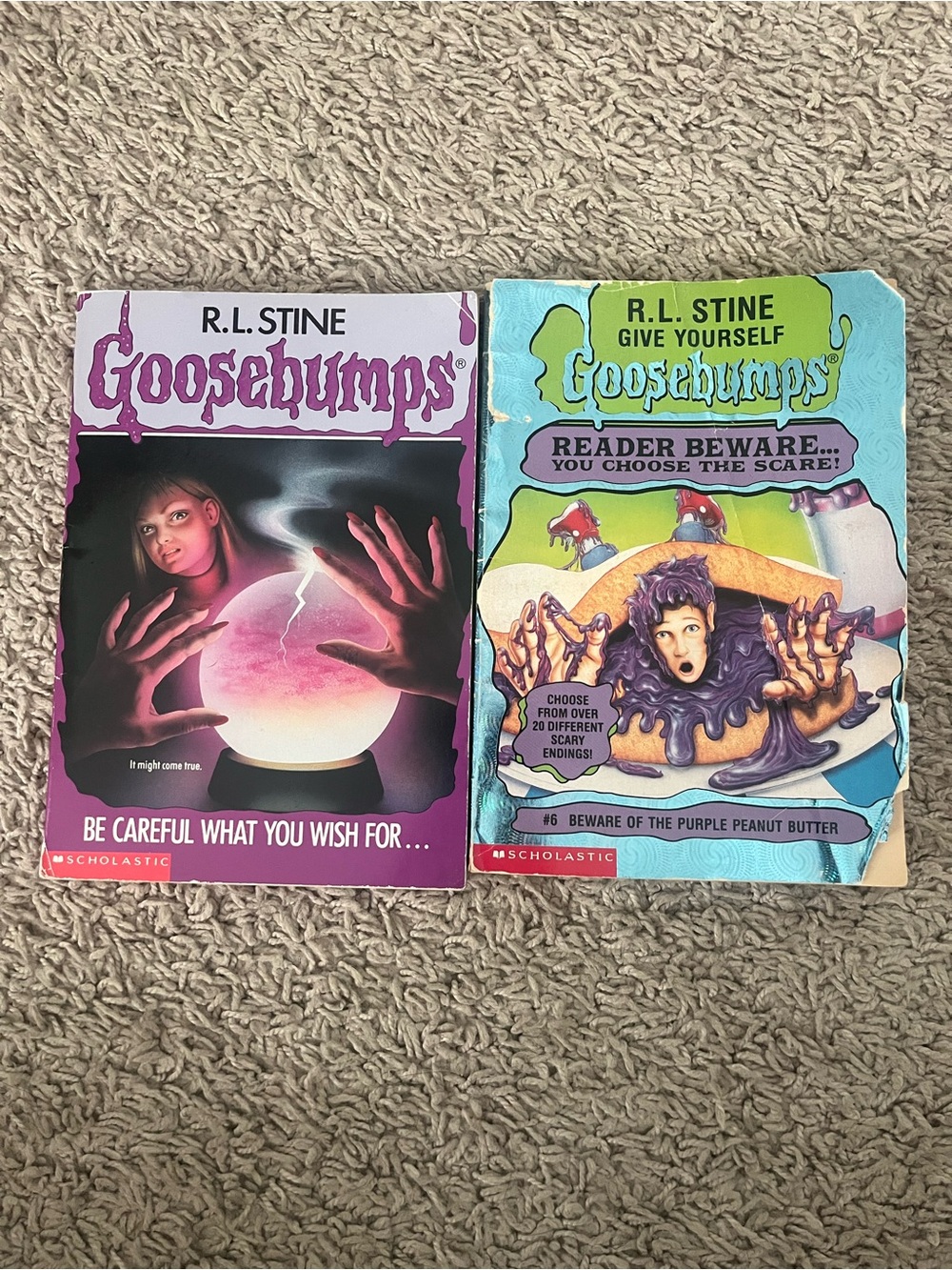 R. L Stine Scholastic book bundle
